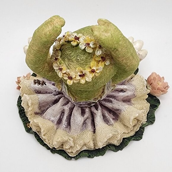 Vintage 1999 Boyds Bears "TuTu C. Rabbit...Frog Lake" Figurine with Box - Picture 5 of 13